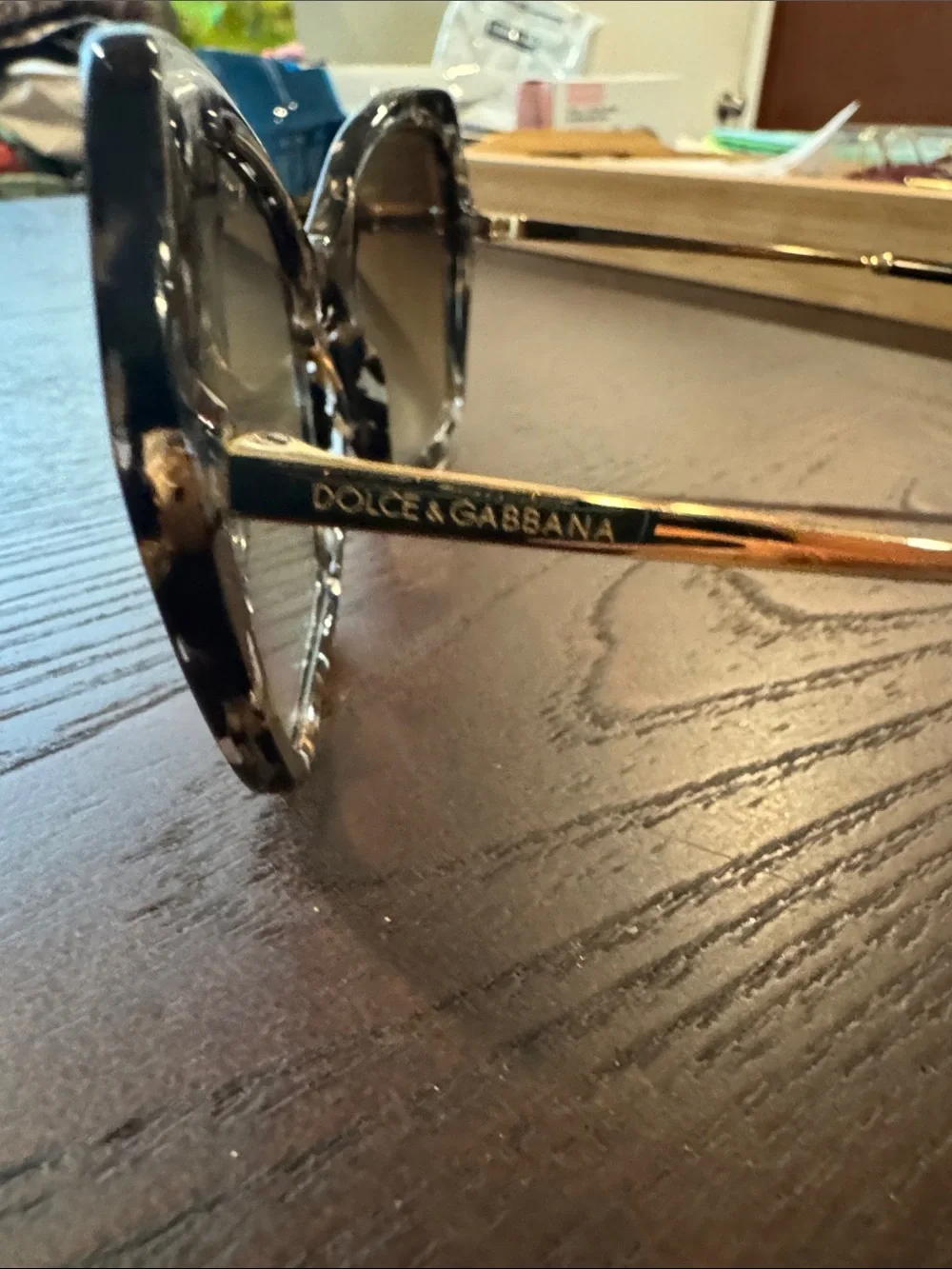 Dolce and Gabbana Tortoiseshell Oversized Women's Sunglasses - Brown Lenses